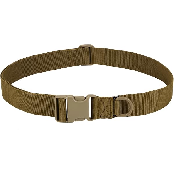 Ceinture Tactique Nylon Ajustable – Boucle Libération Rapide, Longueur 70-120 Cm, Pour Police/Militaire/Outdoor - 7