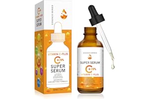 ZOXPM Serum Vitamina C para Facial 20% Vitamina C con Acido Hialuronico para Suero Hidratante, Antiarrugas y Antimanchas para la Cara Suero Anti edad para Rostro, Cuello y Contorno de Ojos (30ml)