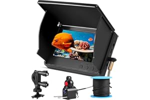 STRIXORN Caméra sous Marine de Pêche, Fishfinder avec Écran IPS 4,3" et Câble 30m, Vision Nocturne Infrarouge Grand Angle, IP67 Étanche, Détecteur de Poissons pour Pêche en Mer, Lac, Rivière et sur Glace