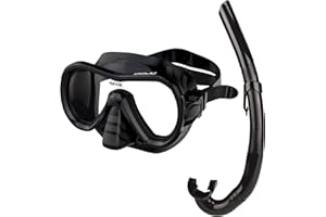 SEAC Giglio, Set Snorkeling con Maschera Subacquea e Snorkel con Valvola di Spurgo Acqua Unisex Adulto