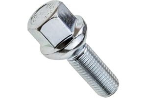 ‎C CARBONADO Radschraube M12x1,5 24mm Kugelbund Radbolzen Längenauswahl Kompatibel mit Skoda Volkswagen Mercedes