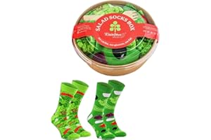 Rainbow Socks - Hombre Mujer Calcetines Salat Graciosos - 2 Par