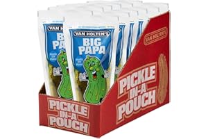 Van Holten's Big Papa Hearty Dil Pickle im Beutel, 12 x Van Holtens Pickles