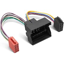 Hoite Cablaggio ISO Connettore 16 pin per autoradio stereo Cavo adattatore ISO per VW Ford Fiesta Focus Golf Polo BMW Jetta Passat Hoite Cablaggio ISO Connettore 16 pin per autoradio stereo Cavo adattatore ISO per VW Ford Fiesta Focus Golf Polo BMW Jetta Passat