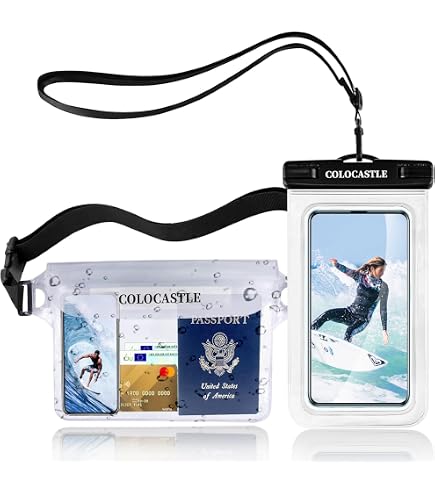 Lot De 2 Étuis Étanches Pour Téléphone IPX8 (30m) – Sacs Universels Pour Natation, Plage, Kayak, Pêche