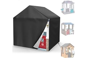 MRWIZMS Telo Copertura Casetta da Giardino per Bambini, Copri Casetta per Bambini Tessuto Oxford 420D Impermeabile, Resistente ai Raggi UV e Alla Polvere, Copertura per Casetta per Bambini (L127xW110x130cm)