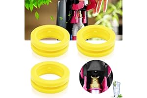 Begpoee 3 Pezzi Guarnizioni di Ricambio Compatibili, Guarnizioni ad Anello di Tenuta, Guarnizione di Ricambio di Alta Qualità, Guarnizione ad Anello di Tenuta, Per Sodastream DUO, Terra, ART(Giallo)