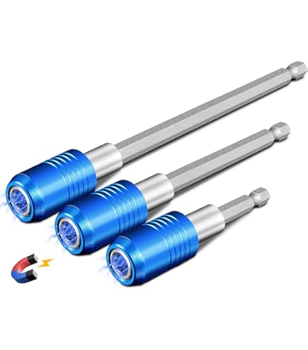3-teiliger Magnetischer Bithalter Set – 2,5/4/6 Zoll Für 1/4" Sechskantbits