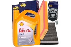 BANDELONE Inspektionspaket + 10W40 Öl 1.4 16V für Polo 9N Fabia IBIZA