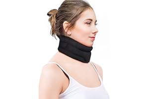 RESTCLOUD Attelle de cou pour soulager la douleur cervicale, collier cervical pour dormir, soutien du cou en mousse souple soulage la douleur et la pression dans la colonne vertébrale, les