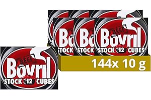 UNILEVER Bovril Beef Stock Cubes for a rich beef stock perfect for traditional recipes 144x 10 g