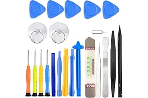 BNFGD 22 in 1 Phone Repair Tool Kit, Prying Tool Kit Glasses Repair kit pry Tool pc Tool kit iPhone Repair kit Repair Kit with Magnetic Screwdrivers Set for Smart Phone Disassembly and Repair
