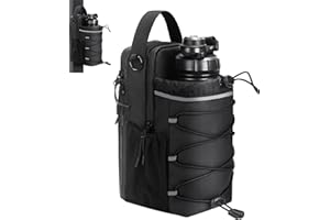 T TAKONE TAKONE Borsa da Palestra Magnetica – Borsa Riflettente Magnetica per Bottiglia d'Acqua in Neoprene con Scomparto per Cellulare e Tracolla Regolabile – Gadget per il Fitness da Donna e Uomo