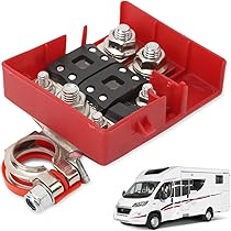 Platzsparender Batterie-Stapelkopf 32V/400A Mit Sicherheitsabdeckung - Ideal Für Offroad & Wohnmobile