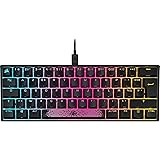 Corsair K65 RGB MINI 60% Clavier Gaming Mécanique (Rétroéclairage RGB par touche personnalisable, Switchs mécaniques CHERRY M