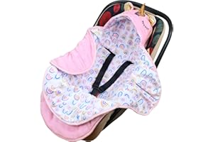 Hivia Coperta per Ovetto-Copri Ovetto Neonato Universale,Sacco Nanna Invernale Sacco a Pelo Passeggino Universale,Coperta Neonato Invernale