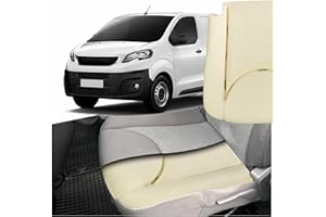 CHROMEMASTER - Compatible avec Peugeot Expert 2007-2016 ; Mousse pour Le Siège Auto, Mousse pour l'assise, Coussin de Siège ; Remplacez Le Siège et Profitez de Votre Nouveau Siège Auto Confortable