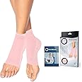 Doctor Developed Copper Infused Foot Compression Sleeves/Plantar Fasciitis Socks [PAIR] and Doctor Written Handbook