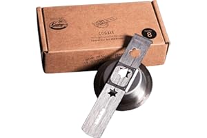 ‎KENNY PROFESSIONAL Kenny Professional Spritzgebäckvorsatz Größe 8, mit den 4 beliebtesten Mustern auf einer Schablone, kompatibel mit Kenwood Fleischwolf, spülmaschinenfest