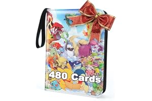 HYSINSE Álbum de recortes, álbum de tarjetas coleccionables, soporte para tarjetas,TCG, para colección de tarjetas,Regalo para Niños organizador ya que admite tamaños,de cromos, de estampas (A)