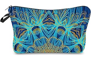 FAVORTALK Cosmetic Bag Travel Makeup Bag Small Cosmetic Bag Make Up Case for Women Organizer Flat Lay Bag Travel Wash Kit Women B0975