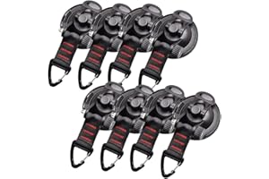 MaxAwe 8 STK Saugnapf Anker mit Befestigung Haken Festbinden, Multifunktionaler Saugnäpfe Haken Ankerwerkzeug für Auto Seitige Markisen Zelte Camping Planen (8 STK)