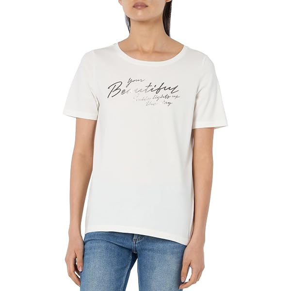 S.Oliver T-Shirt Donna 2167902 - Maglietta Basic, Girocollo, Cotone Morbido, Colori Vari