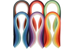 JUYA Papier Quilling Set 600-Streifen 30 Farben 39cm Länge/Streifen Papierbreite 10mm