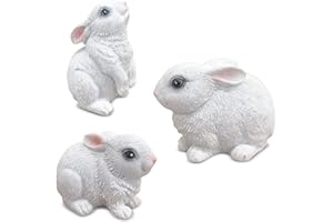 Irayin Coniglietti Pasqua Decorazioni, Miniatura Coniglio Figurine, Coniglio Pasquale Decorazioni, Coniglietto Figurine Ornamenti, Decorazioni per Pasqua, Patio, Soggiorno