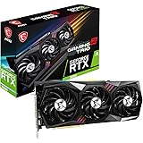 MSI GeForce RTX 3080 Gaming Z Trio 12G LHR Gaming Graphics Card - NVIDIA LHR, 12GB Memory V389-402R Black