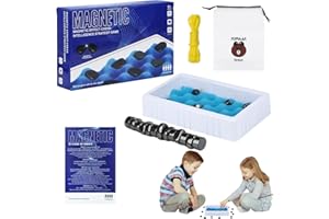 Wzone Magnetisches Schachspiel für Kinder, Magnetisches Schachspiel Set, Magnetic Chess Game Set, für Party, Reisen, lustige Spiele