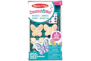 Melissa & Doug - Decora a tu Gusto, imanes de Mariposa de Madera (19515)