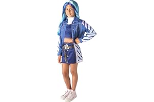 CIAO Skyler Bradshaw dress costume disguise official Rainbow High girl (Size 7-9 years) with wig