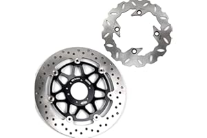 Arashi Front and Rear Brake Discs Rotors for Hornet 250 1997-2018 Motorcycle Accessories Brake Disks Hornet250 97 Black