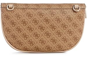 GUESS Damska torba na pasek Manhattan, chusta, nerka, Logo Latte, One Size, Torba na pasek Manhattan