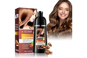 EHIOG Shampoo Marrone Per Capelli Bianchi Copertura Rapida Naturale Efficace