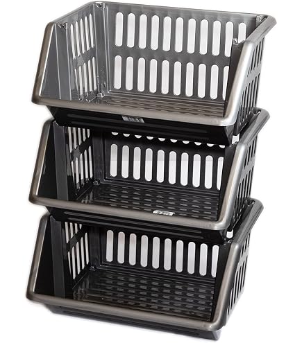 Cestino Magico Multiuso Stefanplast - Bianco, Dimensioni 54.5 X 38 X 24.5 Cm, Impilabile, Prodotto In Italia