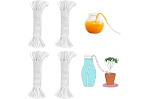 ORIMERC Mecha de riego automático de 36 m para regar, planta, bricolaje, vacaciones, riego automático, sistema de riego para interior, planta en maceta africana, violeta, tratamiento de agua, gota de riego,