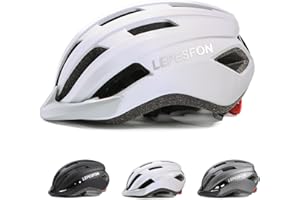 Bike Helmet Men Womens Cycle Helmets Adults LEPESFON with Visor Light Breathable Mountain Bike Helmet and Mens Road Bike Helmet Adjustable Bike Helmet Women 56-61cm