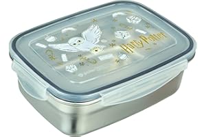 Undercover - Fiambrera de Harry Potter con Cierre de Goma - Fabricada en Acero Inoxidable - Capacidad de 550 ml - Fiambrera Escolar - Fiambrera Infantil - lonchera