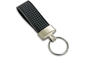 pubblimania Porte-clés en cuir synthétique élégant avec anneau. Utile pour les clés de maison, voiture, moto, scooter, portail léger et très résistant