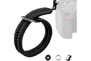 Dreamark Kamera Handschlaufe DSLR, Kameragurt aus Paracord 550 Schultergurt Kamera für Systemkamera Canon Sony Nikon Leica Panasonic Fuji Olympus DSLR SLR
