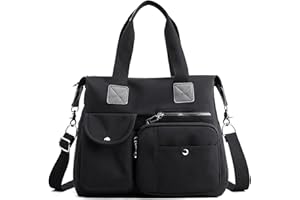 DORRISO Donna Borsa Tracolla Moda Mano Borsetta Tracolla Borse Messenger Bag per Viaggio Lavoro Quotidiano Casual Impermeabile Donna Tela Borsa Tracolla