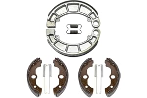 Master Chen Front Rear Brake Shoes for Honda TRX350 Rancher 350 2000-2006/ TRX400 FW Foreman 400 1995-2003/ TRX400 FGA/FA Rancher 400 2004-2007/ TRX450 Foreman 450 1998-2004 Brakes Drum 351 347 MC0246