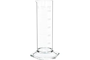 NeoLab E-1282 Measuring Cylinder – 1000 ml, Low Form, Hex Foot, Boro Class B