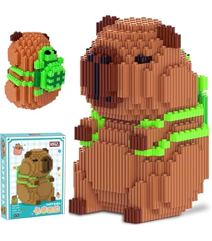 JEKCA Capybara 01S Set Costruzione Mattoncini – Oltre 1190 Pezzi, Età 14+
