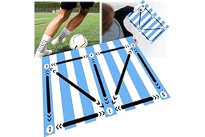 BLOOOK Esterilla de fútbol (90 x 60 cm) – Esterilla de fútbol interior para el hogar, solo entrenador de fútbol, ayuda para entrenamiento de fútbol, material de fútbol/accesorios de fútbol