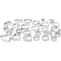 Ann Clark Set 3 Formine Per Biscotti A Forma Di Gatto - Acciaio USA, 10-11 Cm, Per Pasta, Fondente, Artigianato