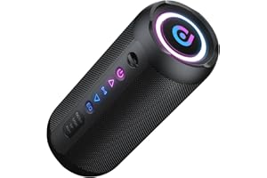 taopodo Altavoz Bluetooth portatil 5.4, 30W Altavoz Bluetooth Potente, Doble Graves Speaker, 30H Reproducción, IP7 Impermeable Altavoces, RGB Luces, TWS Emparejamiento, Apoya Micro SD AUX TF Tarjeta