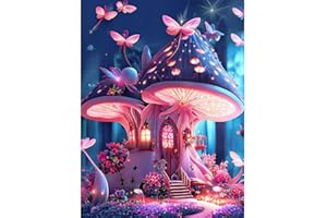 WOPLAGYREAT Diamond Painting Disegni con Perline da Attaccare Passatempo Adulti Paesaggi Pittura Diamante Creativi Diamanti 5d Diy Art Fiori Regalo Donna Compleanno Asparagi